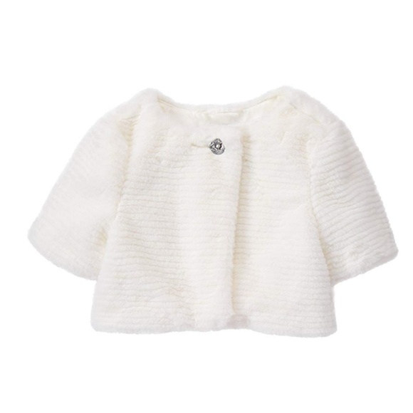 Faux Fur Cropped Coat - Picture 2 of 5